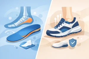 Orthotics vs Supportive Footwear