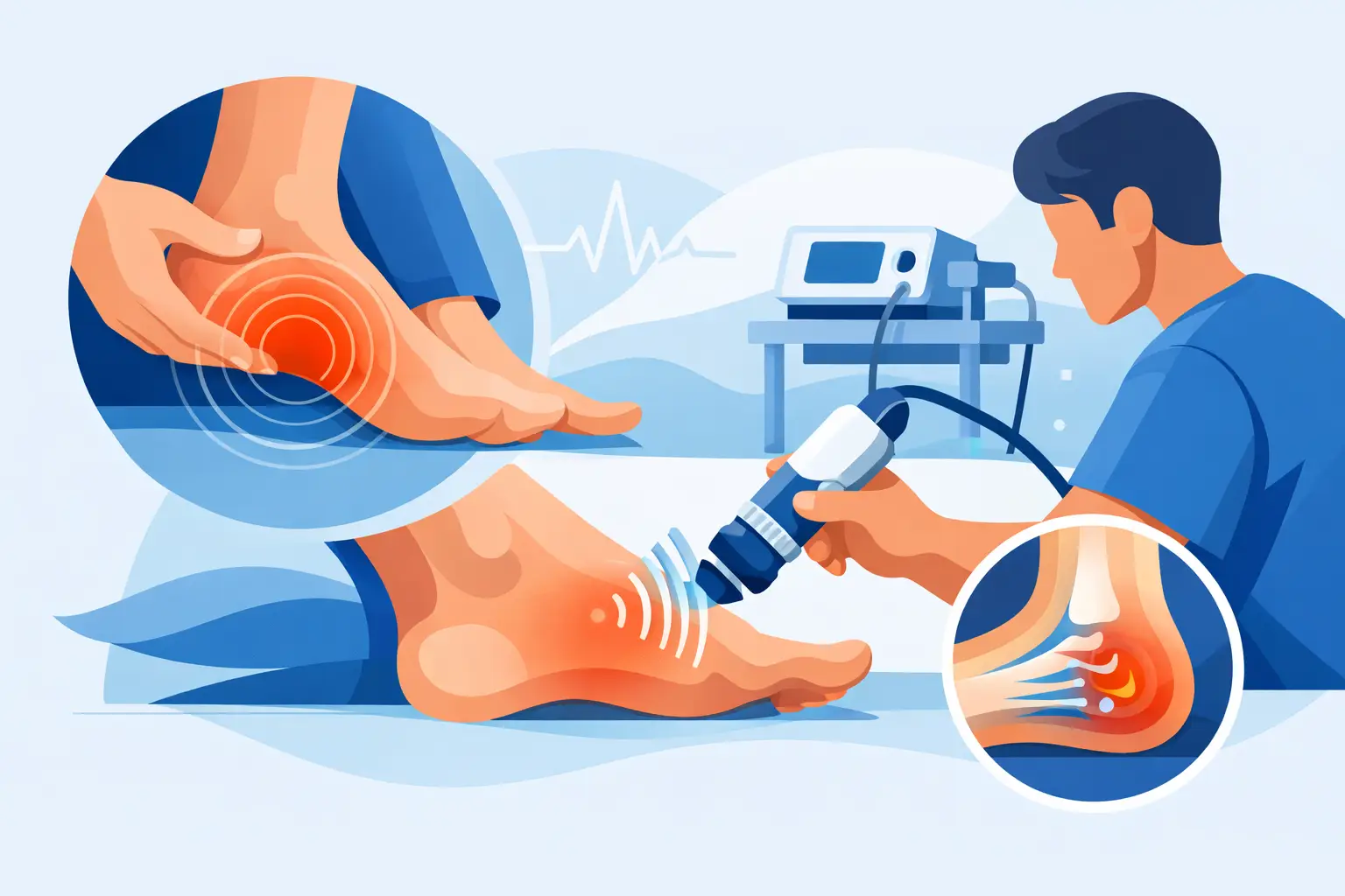 How Shockwave Therapy Treats Heel Pain Safely